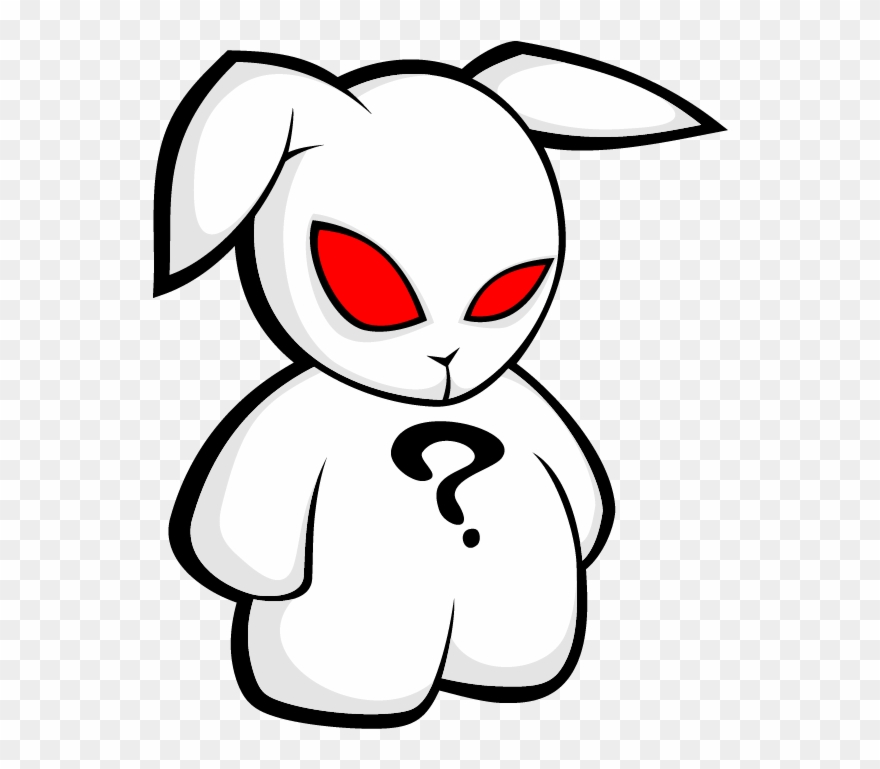 Stickers Lapin Méchant, Autocollant Adhésif Lapin Méchant - Imagenes Del Signo De Bad Bunny Clipart