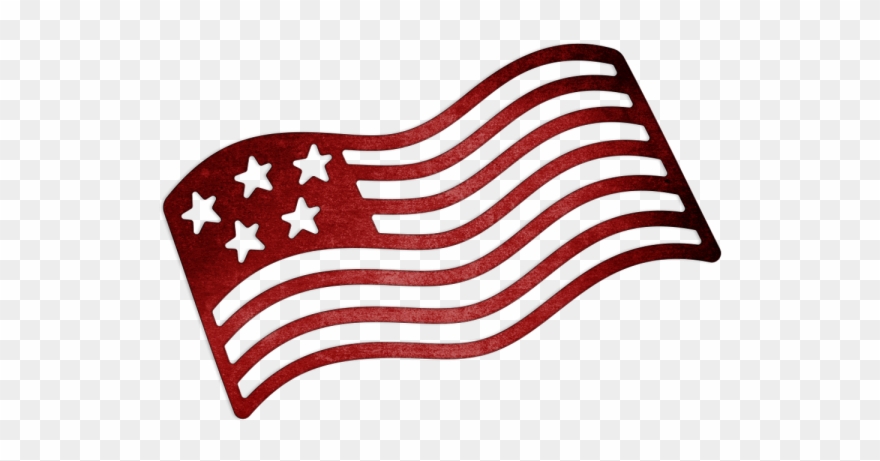 Cheery Lynn Designs Stanzform Amerikanische Flagge - Cheery Lynn Designs - American Flag Die - Cabd15 Clipart