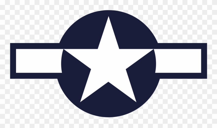 Američani U Nás - Us Air Force Roundel Ww2 Clipart