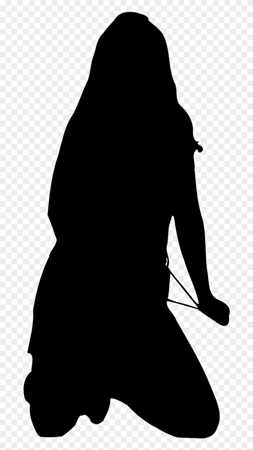 This Free Clip Arts Design Of Woman Silhouette 3 - Png Download