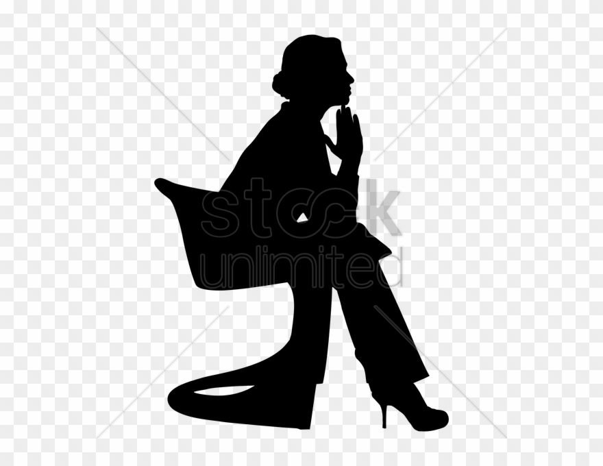 Free Download Woman Thinking Silhouette Clipart Silhouette - Thinking Silhouette Icon Png Transparent Png