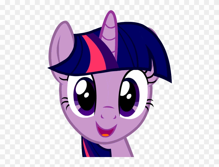 Twilight Sparkle Rainbow Dash Princess Celestia Pinkie - My Little Pony Twilight Sparkle Face Clipart