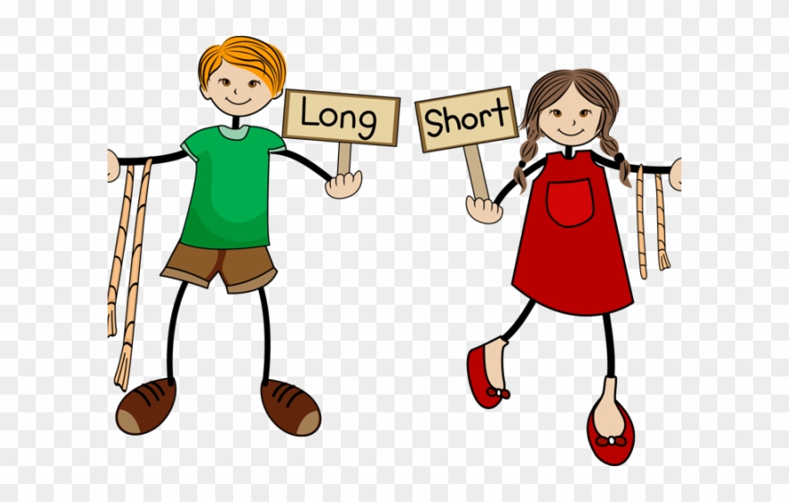 Long Clipart Long Short - Short And Tall Png Transparent Png