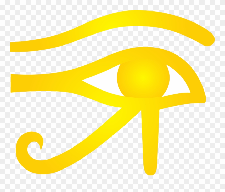 Golden Eye Of Horus Symbol Clipart