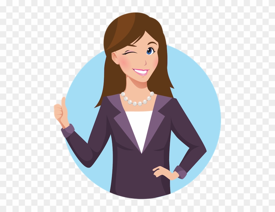 Business Owner Thumbs Up Perth Copywriting - Female Thumbs Up Clipart - Png Download