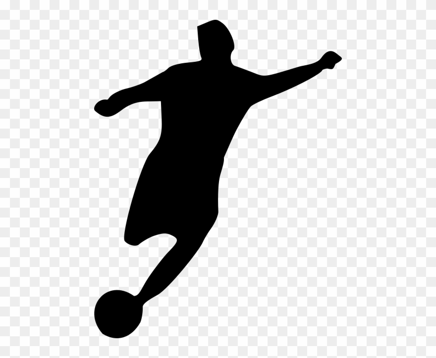 Soccer Kick Logo Clipart