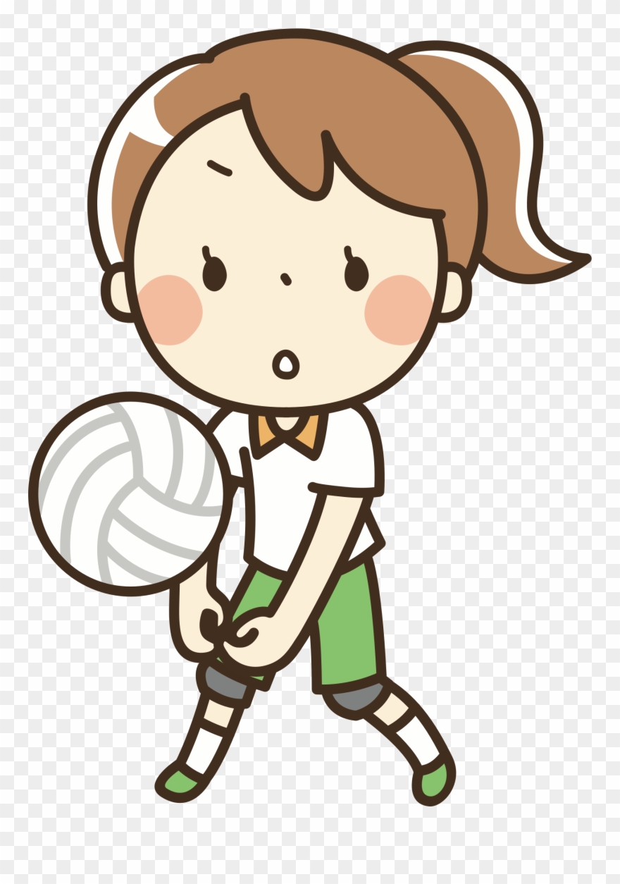 Big Image - Dibujos Animados De Voleibol Clipart