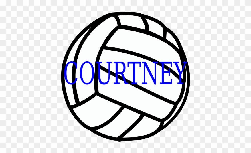 Pink Volleyball Clipart