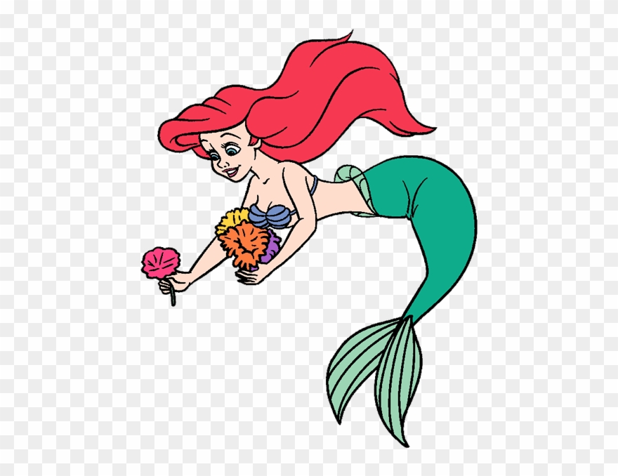 Little Mermaid Clip Galore - Png Download