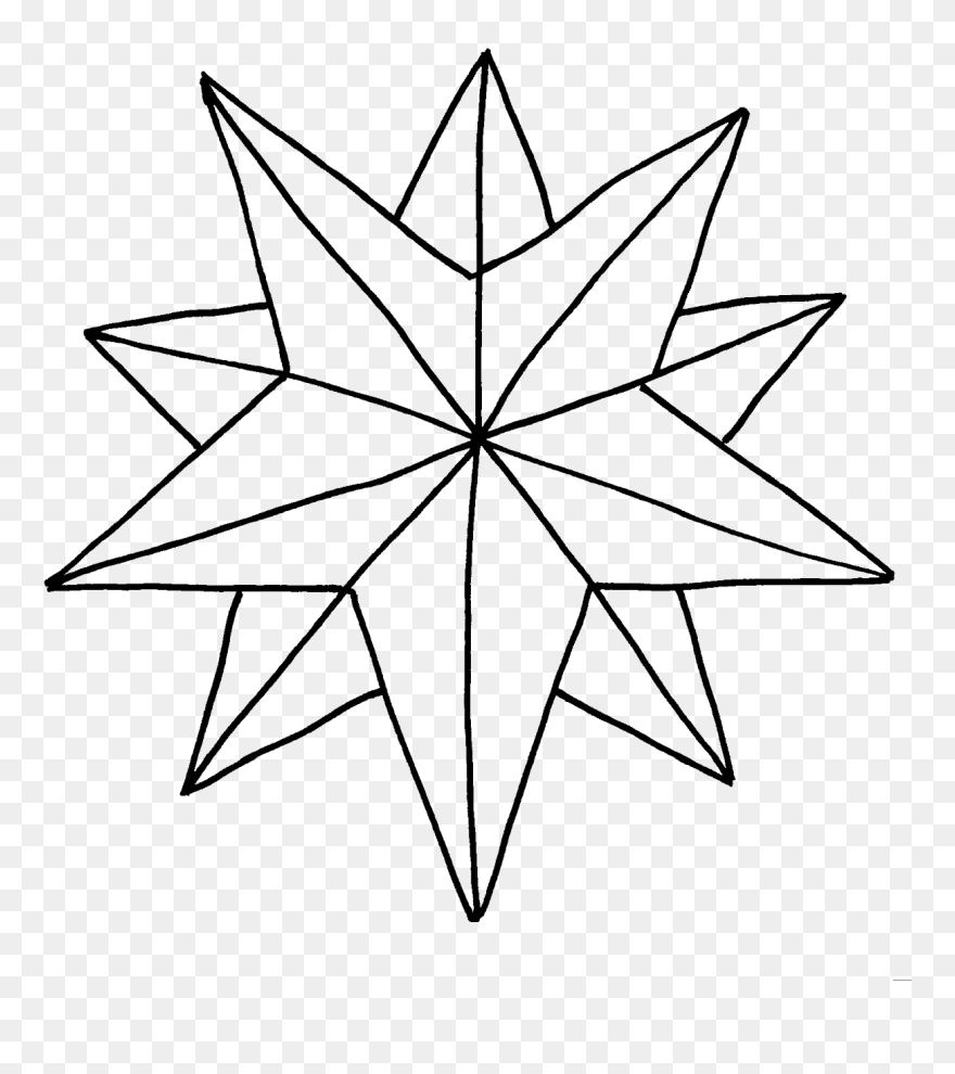80 Comments - Easy Christmas Star Drawing Clipart