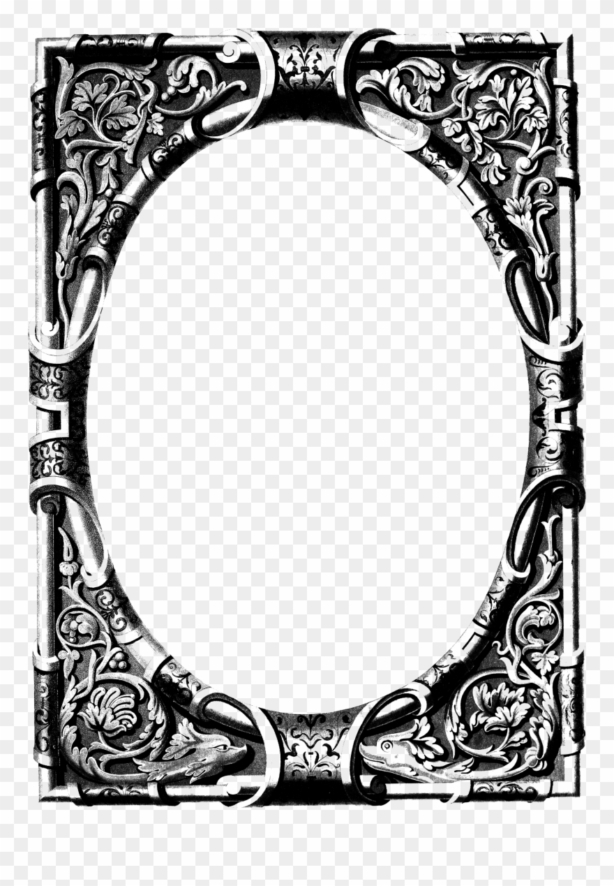 Free Vintage Image Ornate Frame - Ornate Frame Clipart - Png Download
