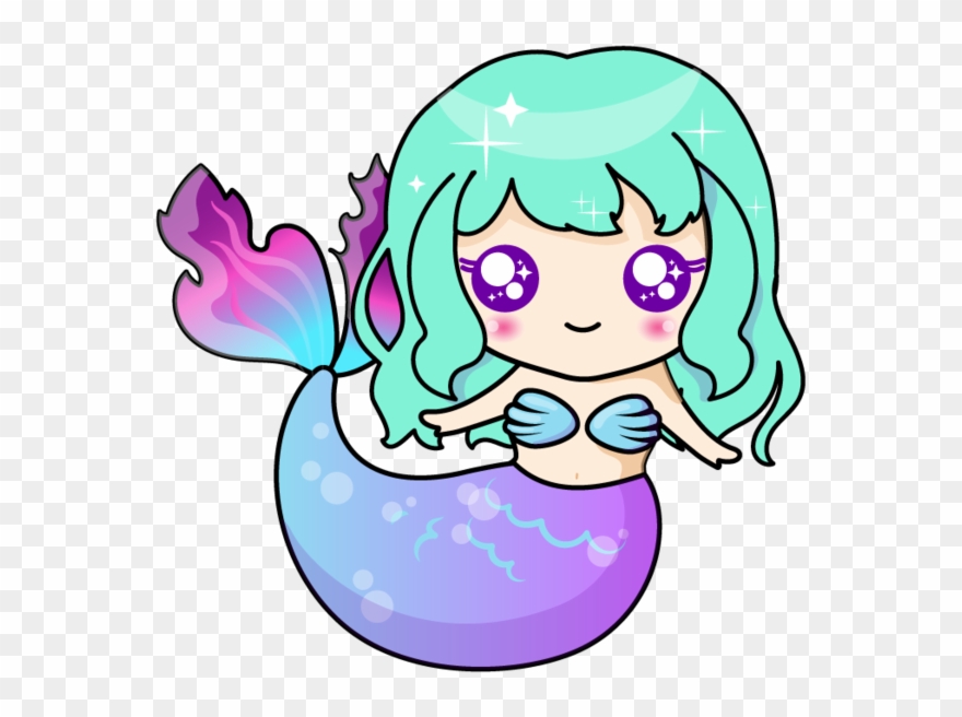 Kawaii Mermaid Clipart