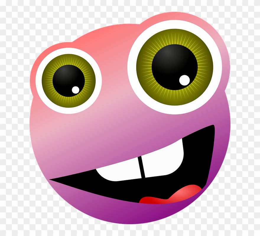 Evil Smile Cliparts 18, Buy Clip Art - Fou Smiley - Png Download