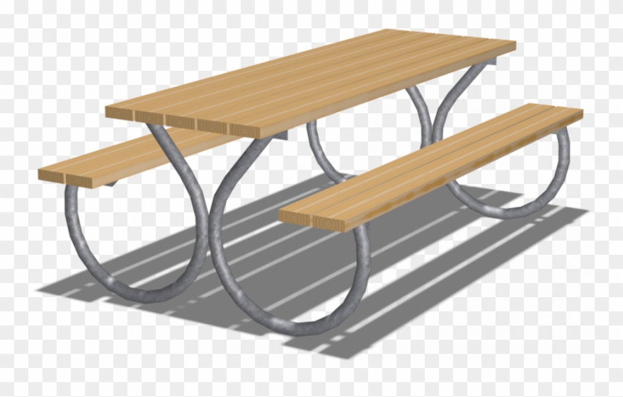 Table Picnic Clipart Picnic Table Bench - Table De Picnic Enfant - Png Download