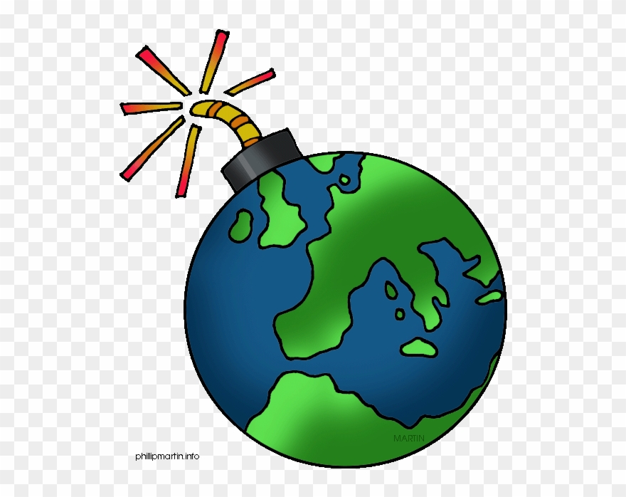Globe Clipart Subject - Gif Images Of Terrorism - Png Download