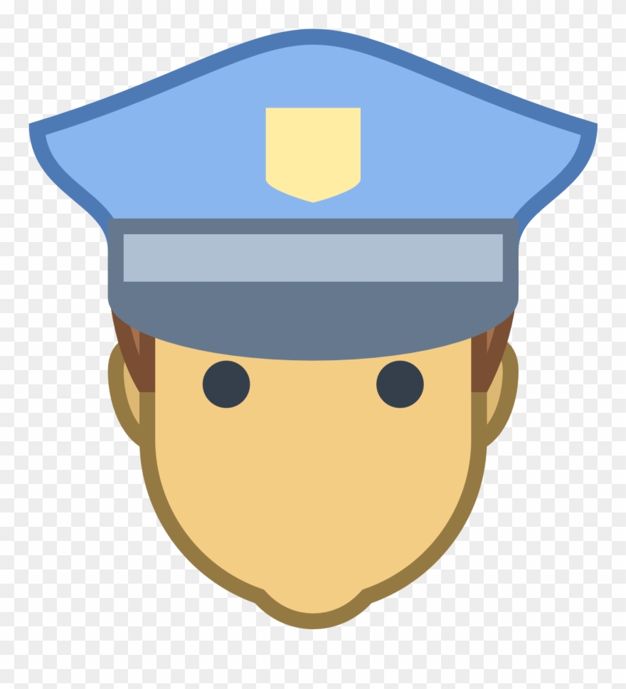 Officer Computer Icons Policeman - Police Hat Vector Png Clipart