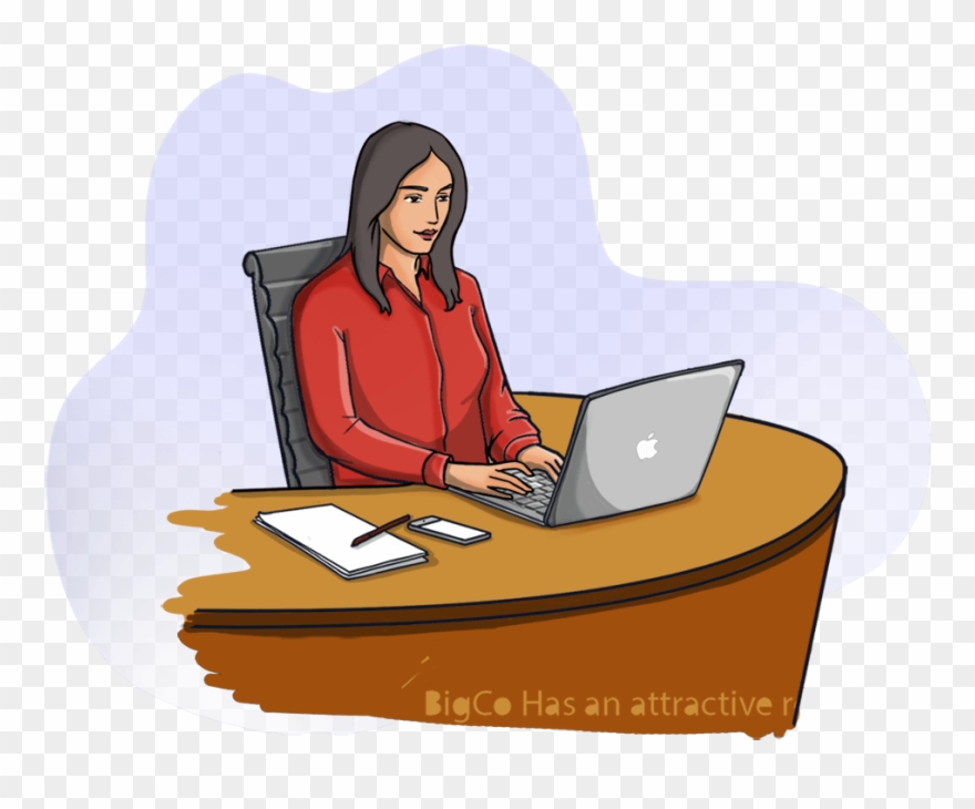 Job Clipart Female Job - Business - Png Download