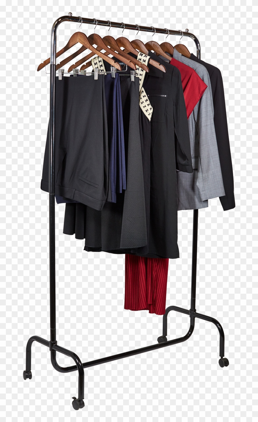 Clothing Store Insurance - Clothes On A Rack Png Clipart