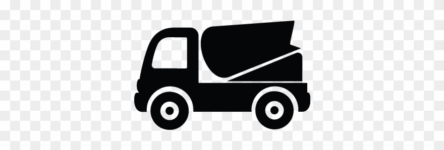 Tempo, Transport, Vehicle, Concrete Truck Icon - Heavy Vehicle Icon Png Clipart