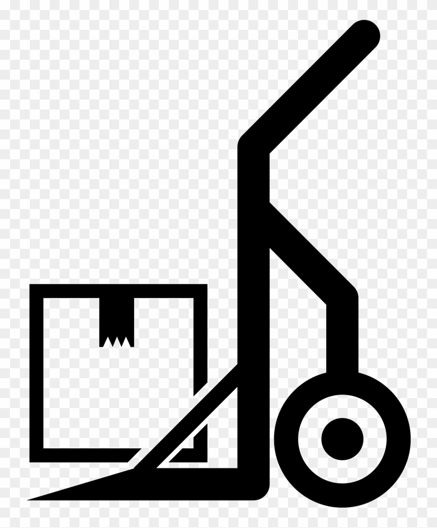 Png File - Hand Trolley Icon Vector Clipart