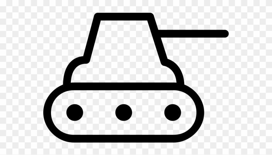 Tank Rubber Stamp - Icon Clipart