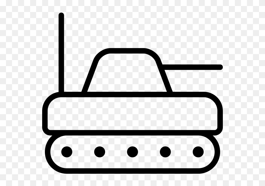 Tank Rubber Stamp - Military Clipart