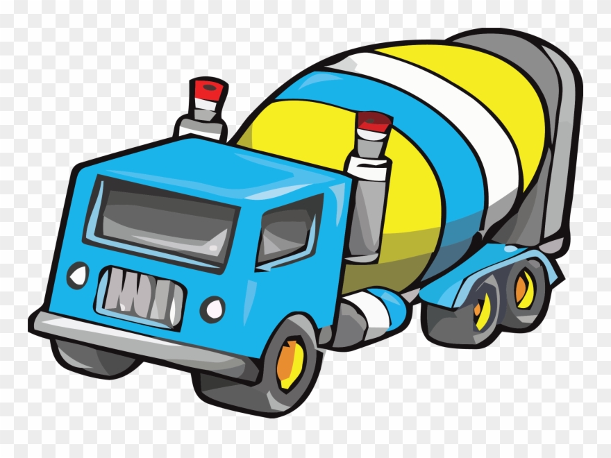 Banner Stock Cement Perspective Png Clipartly Com - Cement Truck Clip Art Transparent Png