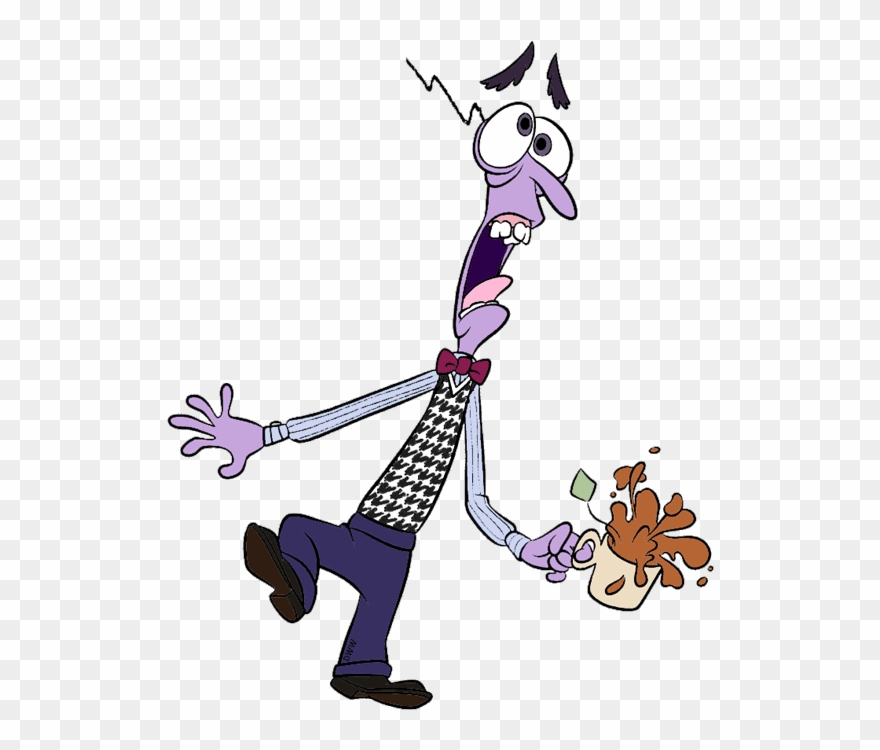 Jpg Black And White Download Collection Of Inside Out - Fear Inside Out Clip Art - Png Download