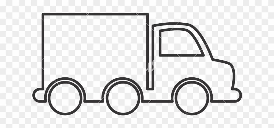 Truck Outline Truck Outline Icons By Canva - Icon Clipart