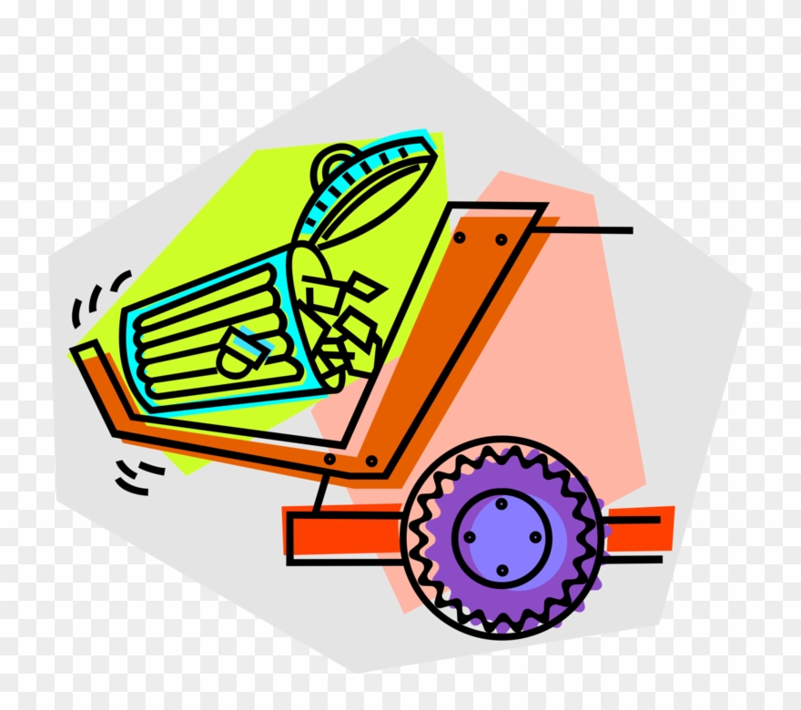 Vector Illustration Of Trash Garbage Can Dumps Rubbish - Waste Clipart