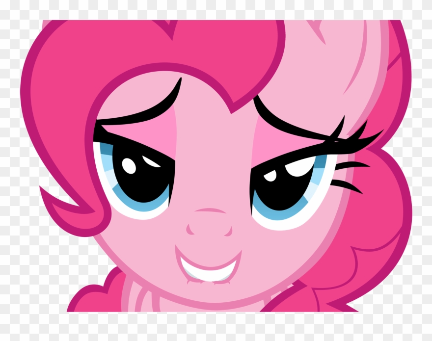 3d Gifs Blinking Eyes - Pinkie Pie Love Face Clipart