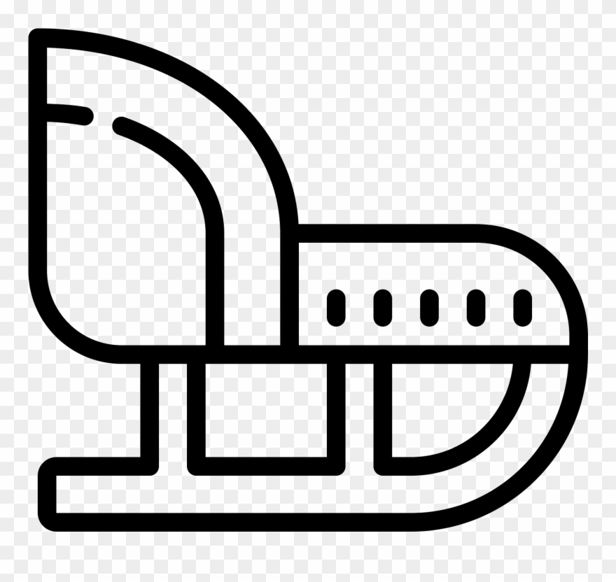 Schlitten Icon - Giat Mara Clipart