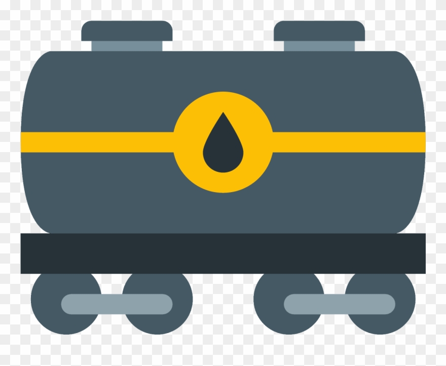 This Looks Like A Cylinder On Its Side - Petroleum Clipart