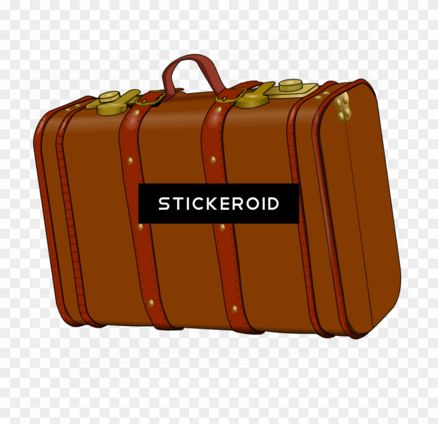 Suitcase Clip Art - Explore Life Old Suitcase Vacation Tee Tile Coaste - Png Download