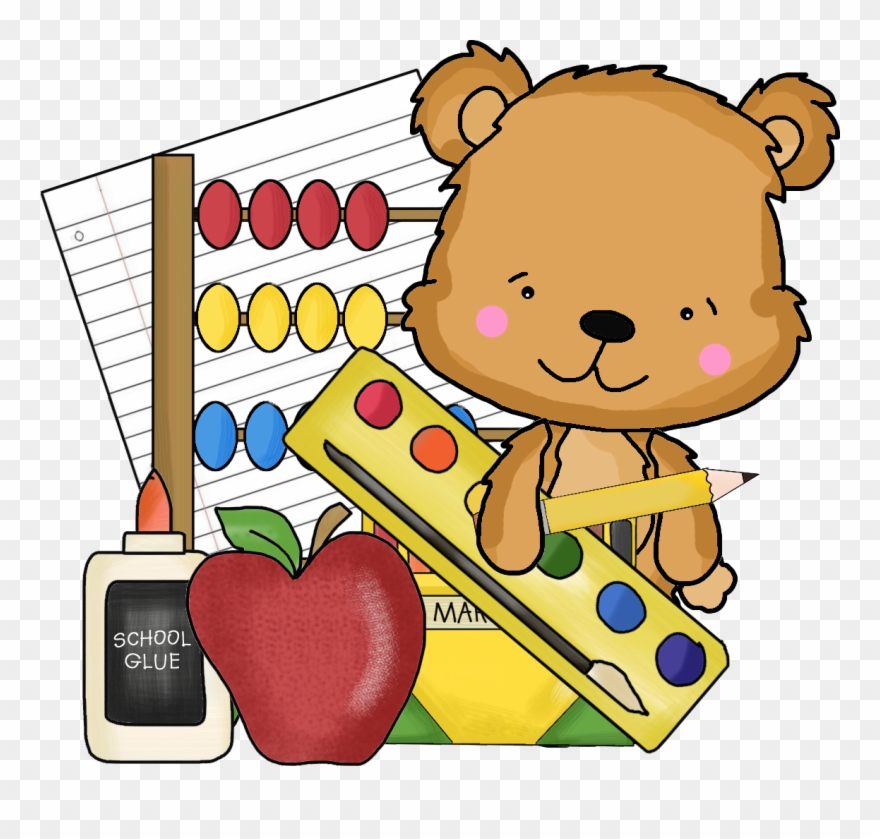 Clipart, Bär, Schriftarten, Vorlagen - School - Png Download