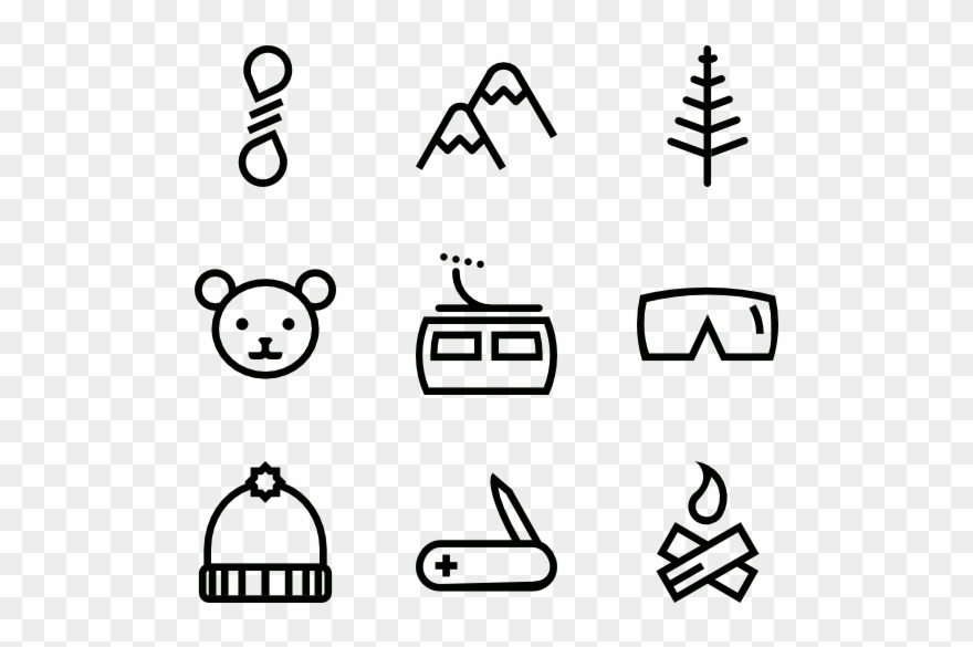 Mountain Icons - Icon Clipart