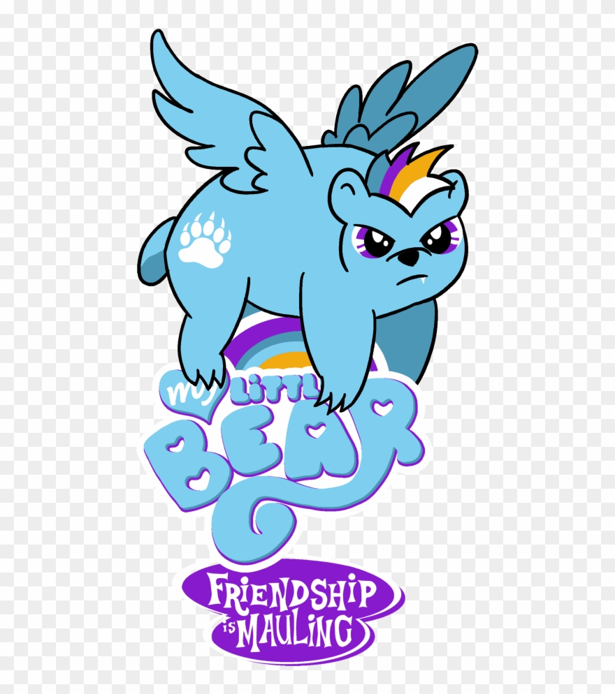 Free Bear Clipart - My Little Pony Bears - Png Download
