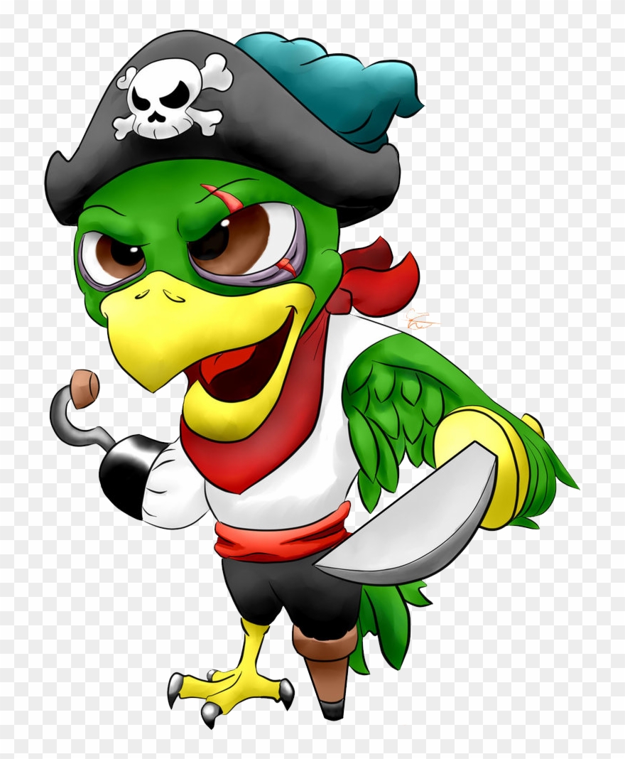 Pirate Parrot Png Image - Pirate Parrot Png Clipart