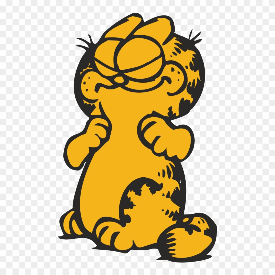 Garfield The Cat Cartoon - Garfield Clipart