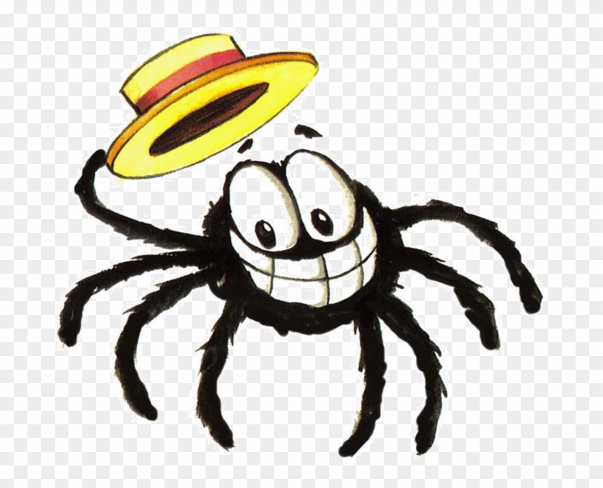 Spider Clipart Silly - Cartoon Spider - Png Download