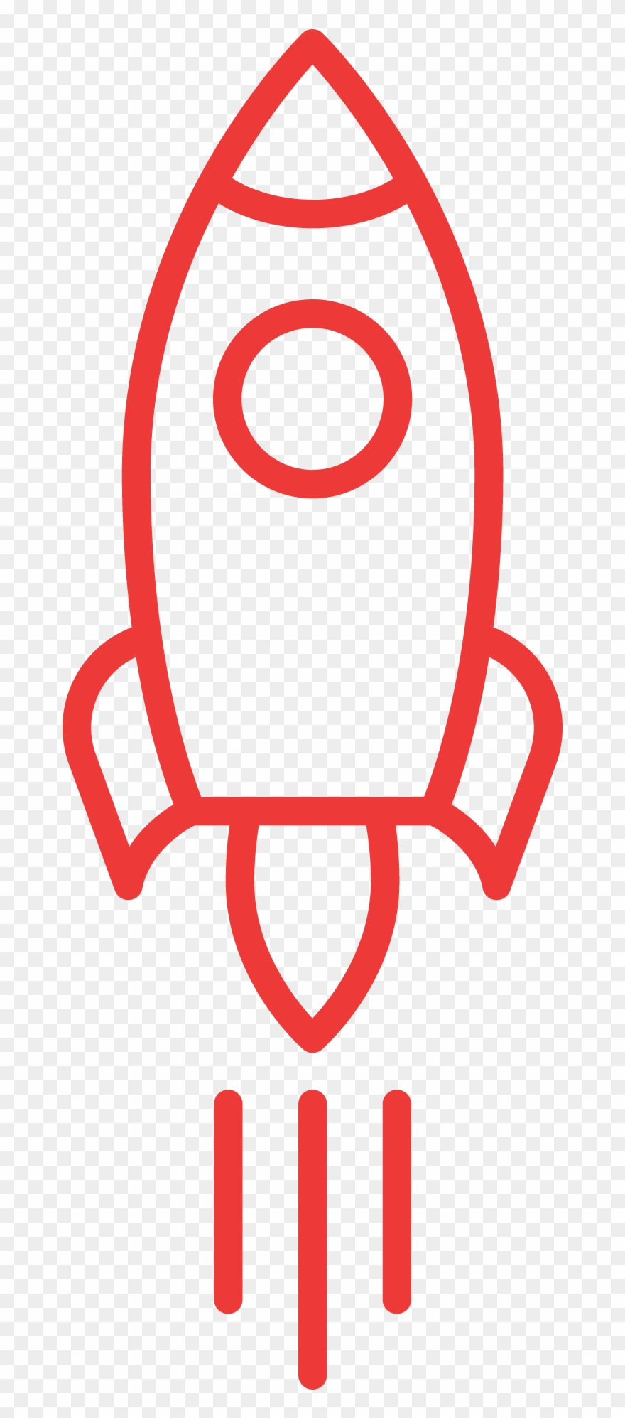 Best Accelerator Or Incubator Program - Rocket Ship Outline Clipart