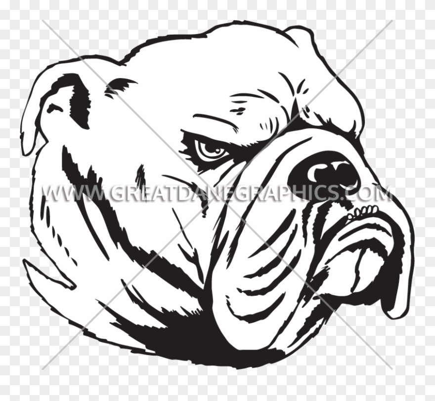 Black And White - Feyenoord Buldog Clipart