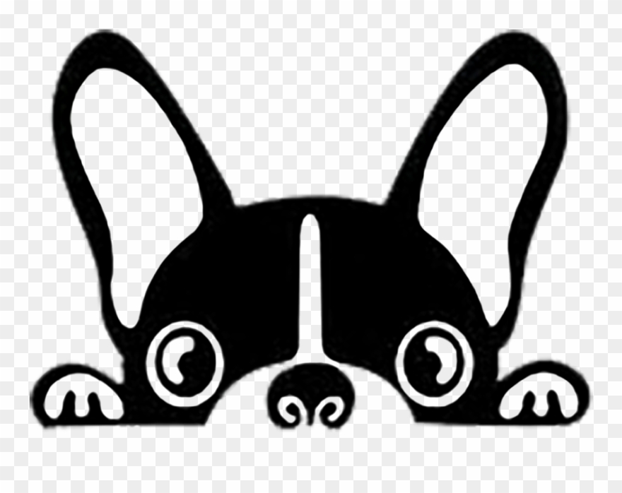 Frenchie Decal - Boston Terrier Stickers Clipart