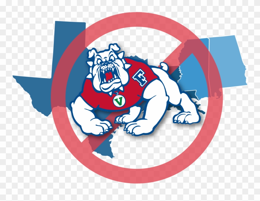 Southern States With Bulldog Logo-01 - Fresno State Bulldogs Clipart