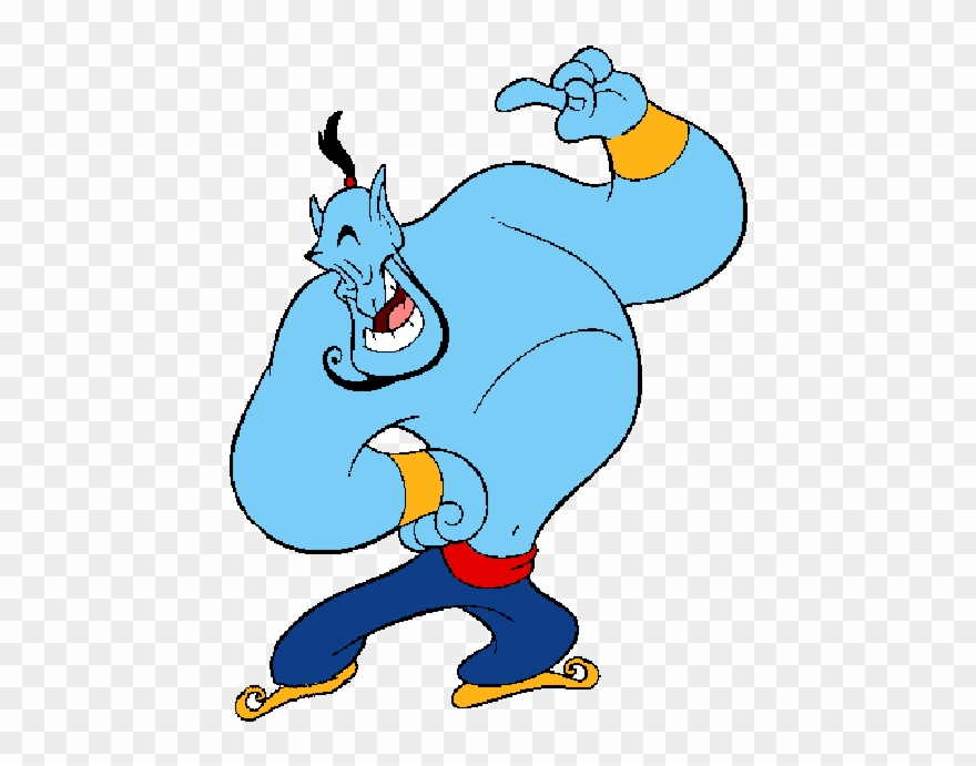 Genie - Disney Aladdin Genie Png Clipart