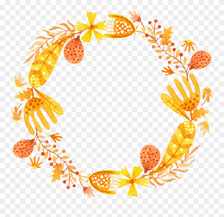 Autumn Wreath Free Vector - Empyrean Sketchbook: Sketchbook For All [book] Clipart