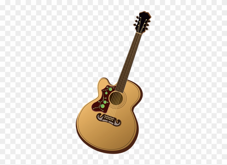 Blue Guitar Cliparts 25, Buy Clip Art - Guitarra Vector - Png Download