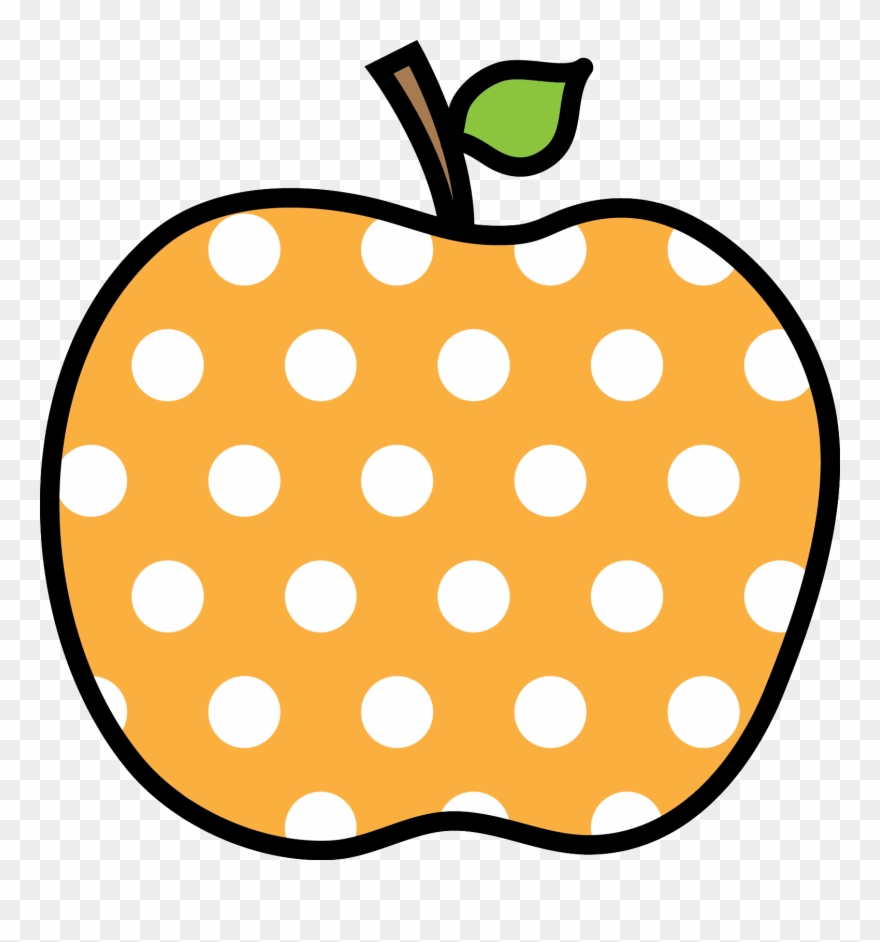 Que Te Como*✿* Preschool Art Activities, - Polka Dot Apple Clipart - Png Download