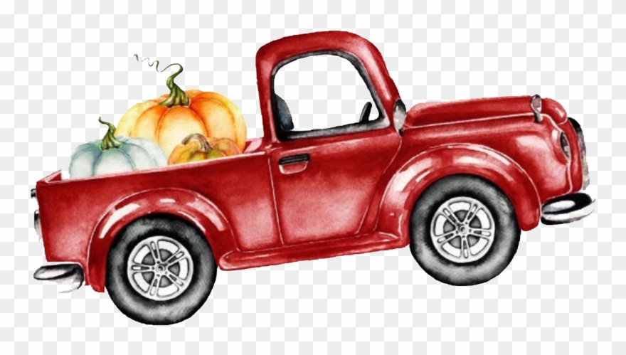 Truck With Tree On Top Clipart