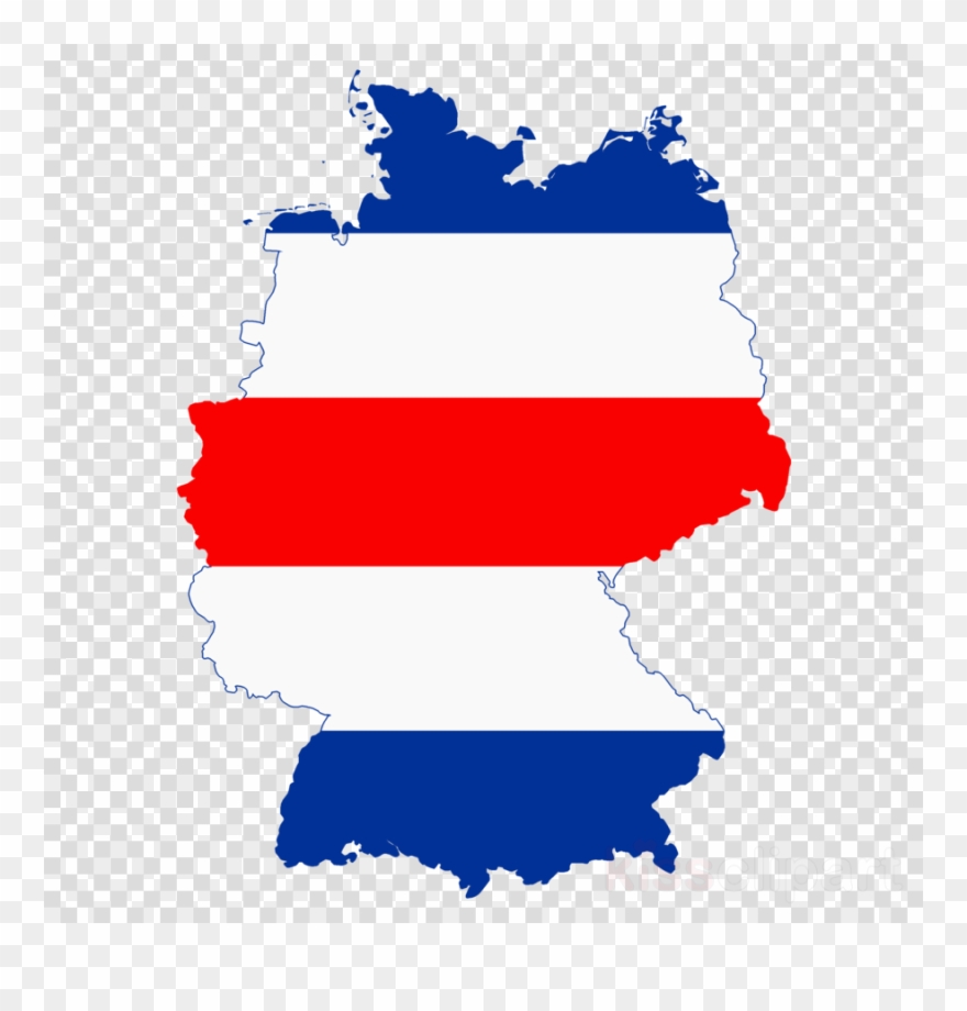 Occupied Germany Flag Clipart Allied-occupied Germany - Blank Maps Germany - Png Download